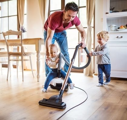 Clean Hardwood Floors with Vacuum