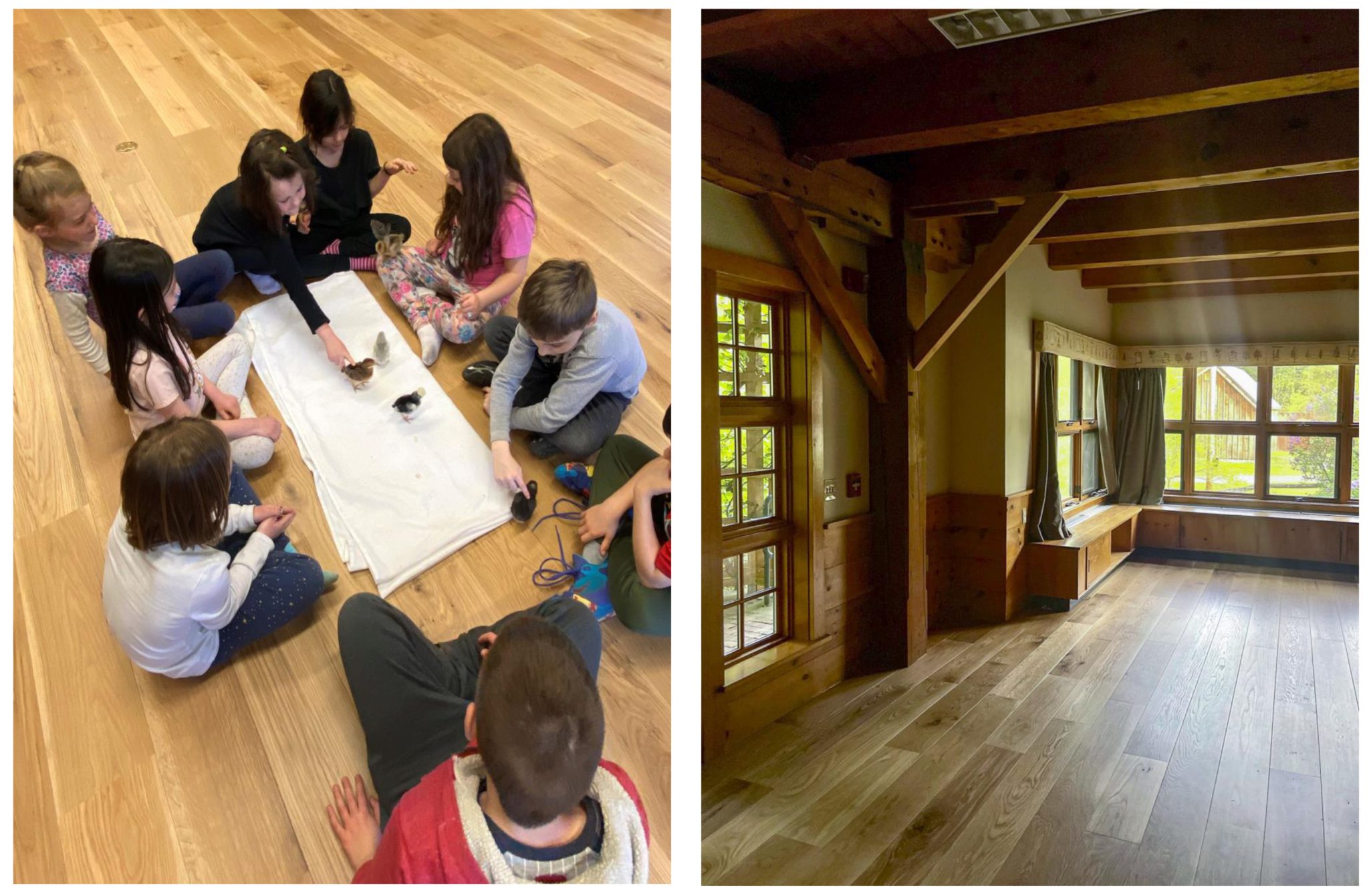 Carlisle Donates Prefinished White Oak Flooring