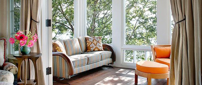 ditional Porch by Chicago Interior Designers & Decorators Alan Design Studio