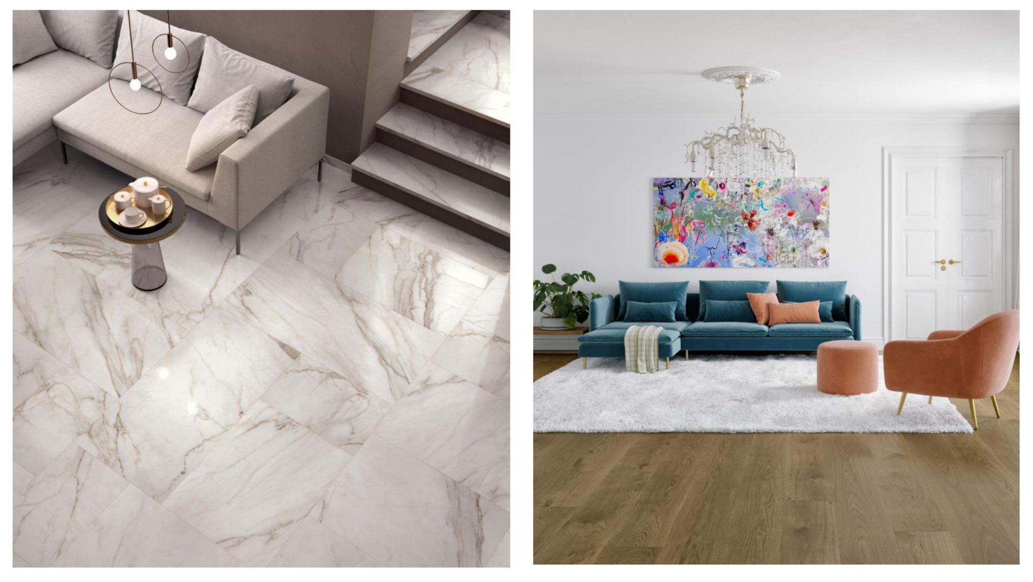 Tile Floors vs. Wood Floors